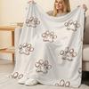 Non-Shedding Flannel Throw Blanket - Soft, Cozy Warm Blanket for Home, Couch, Nap, Christmas, Halloween, Relaxing & Watching TV