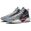 Li Ning Basketball Shoes Men's Mid Top Brick Gray ABAS027-6