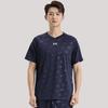 Under Armour Loose Fit V-Neck Quick-Dry Breathable Short Sleeve T-Shirt Unisex Tops Navy-Blue 21500531-409