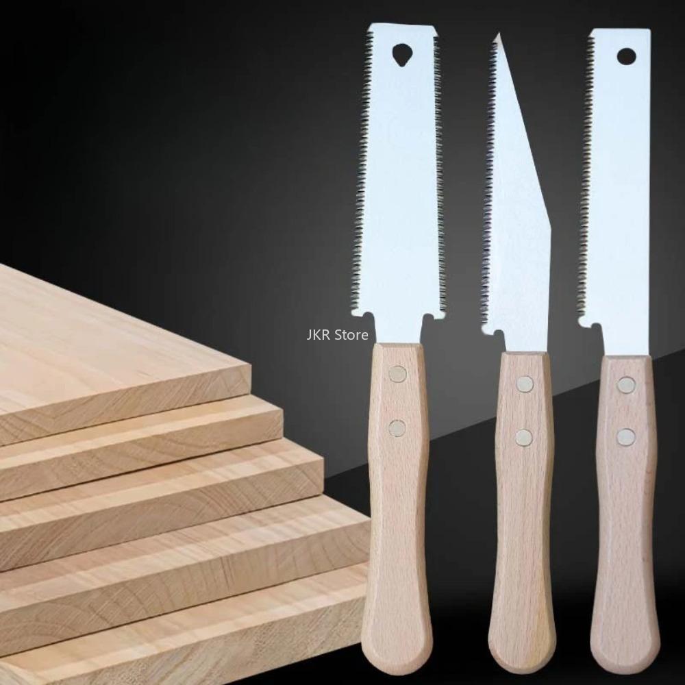 Flexible Japanese Hand Saw SK5 Steel Fine Tooth Wood Saw Single Double Sided for Carpentry Garden Woodworking Use