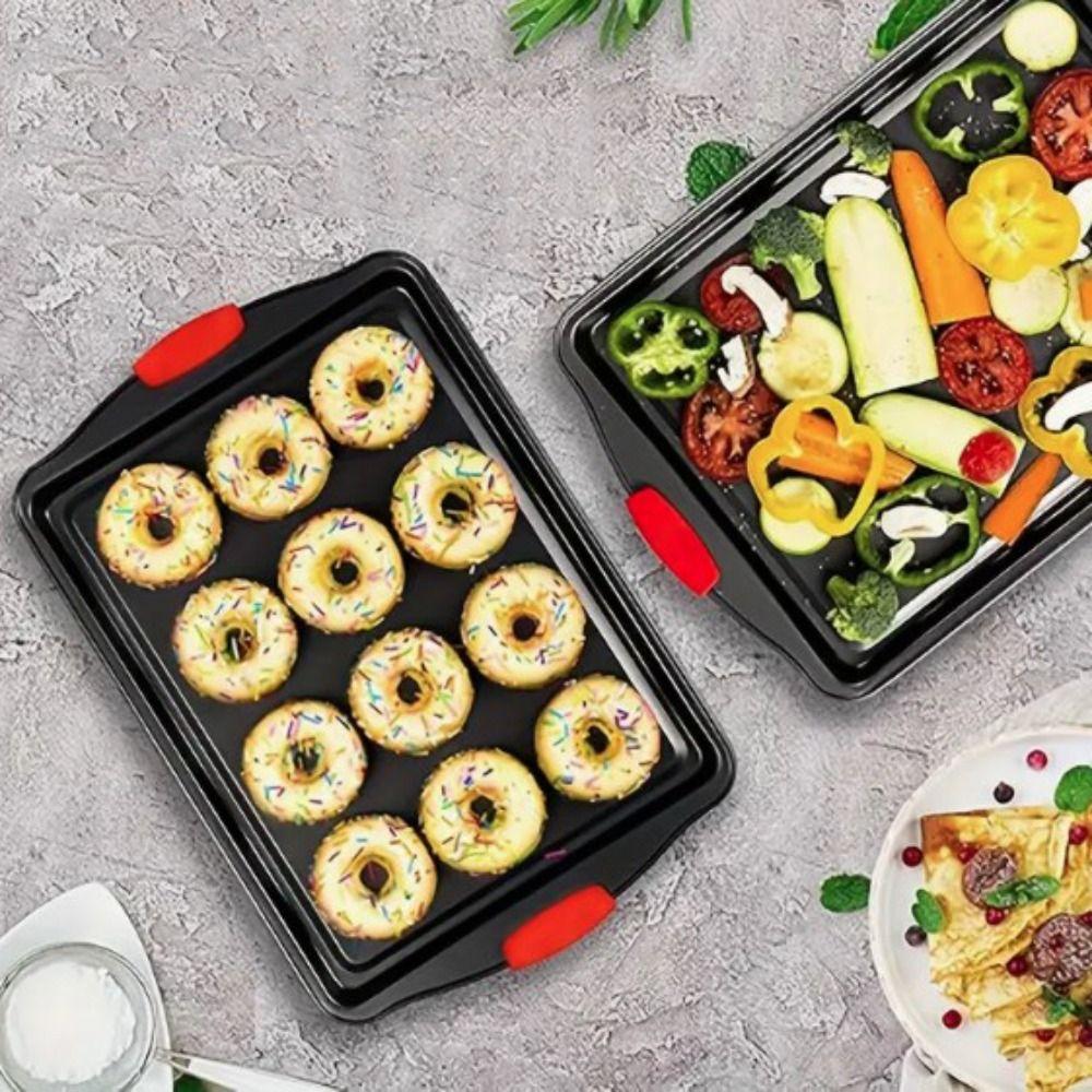 

Carbon Steel Grilling Tray Rectangular Cake Mold Household Cookies Baking Pan Bakery