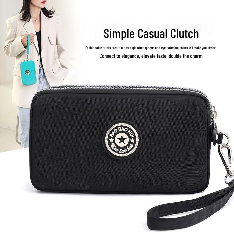 2024 Women's Mini Canvas Wristlet Bag & Coin Purse