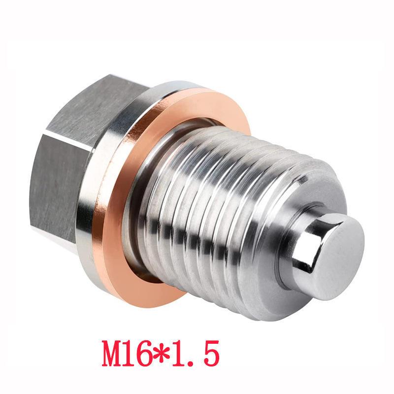 M14*1.5 Magnetic Drain Plug for Honda, Ford, Hyundai, Mazda - Strong Magnetic Oil Pan Bolt.