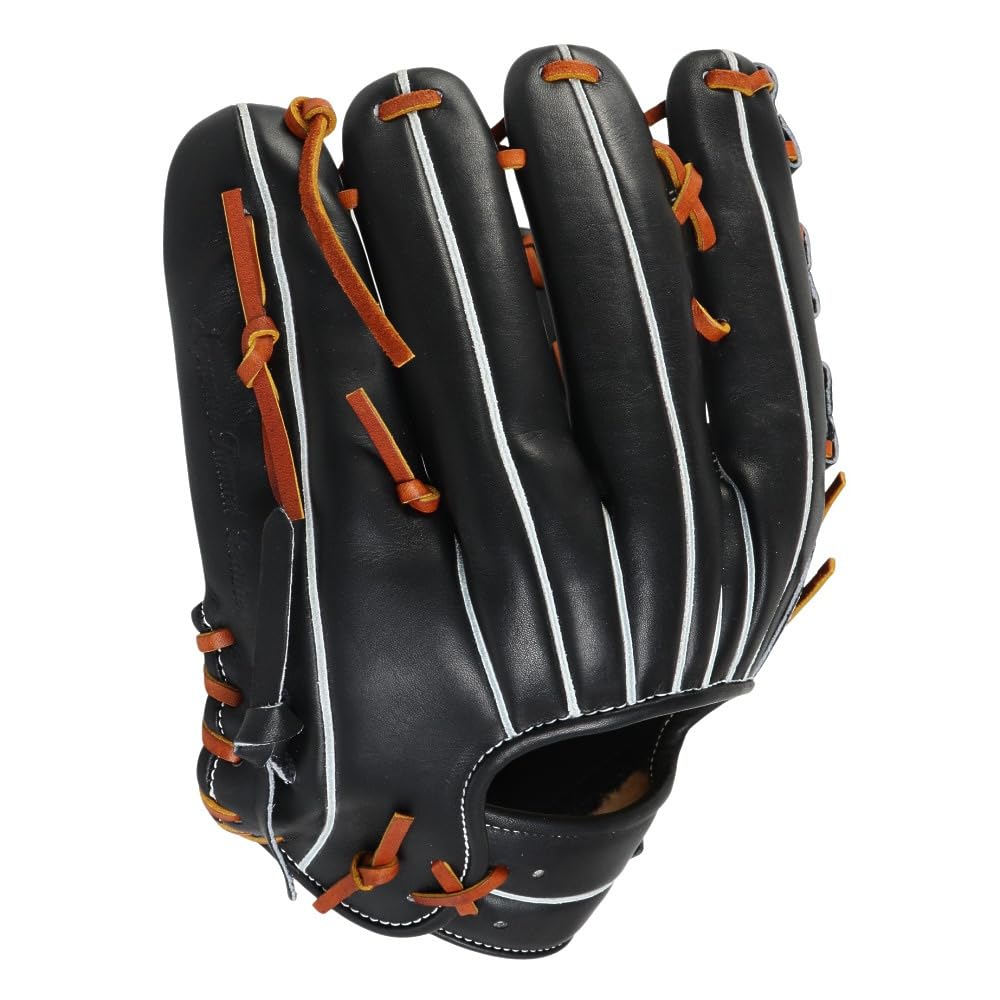 ZETT Pro Status SE B Size 8 Outfielder's Glove, Black/Oak (1936), (BRGB815SG)