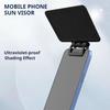 Tragbare Handy-Sonnenblende UV-Schutz Handy-Bildschirm Universelle Smartphone-Sonnenblendenabdeckung Für den Außenbereich Für Smartphones