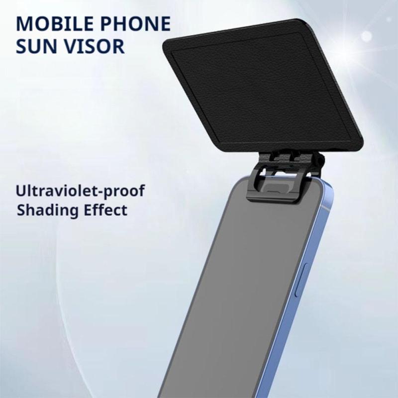Tragbare Handy-Sonnenblende UV-Schutz Handy-Bildschirm Universelle Smartphone-Sonnenblendenabdeckung Für den Außenbereich Für Smartphones