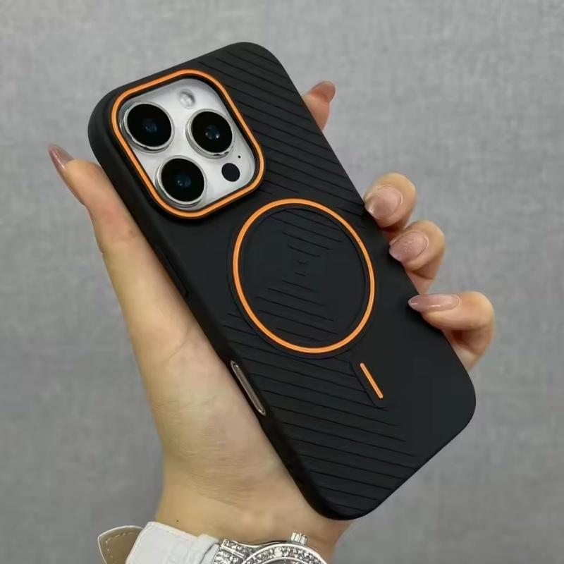 Ultrathin Hit Color Magnetic Phone Case for iPhone 17 16 15 14 Plus 13 12 11 16 Pro Max MagSafe Wireless Charging Matte Soft Cover