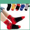 Colorful Spider-man Cotton Socks Featuring Adorable Cartoon Design For Kids