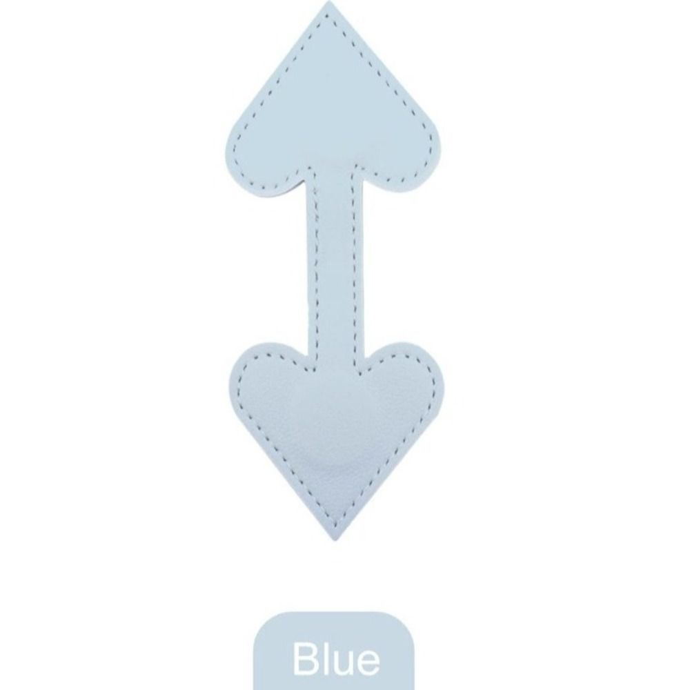 Leather Magnetic Bookmark Heart Shape Book Markers High Quality Page Divider  Reading Lovers Gift
