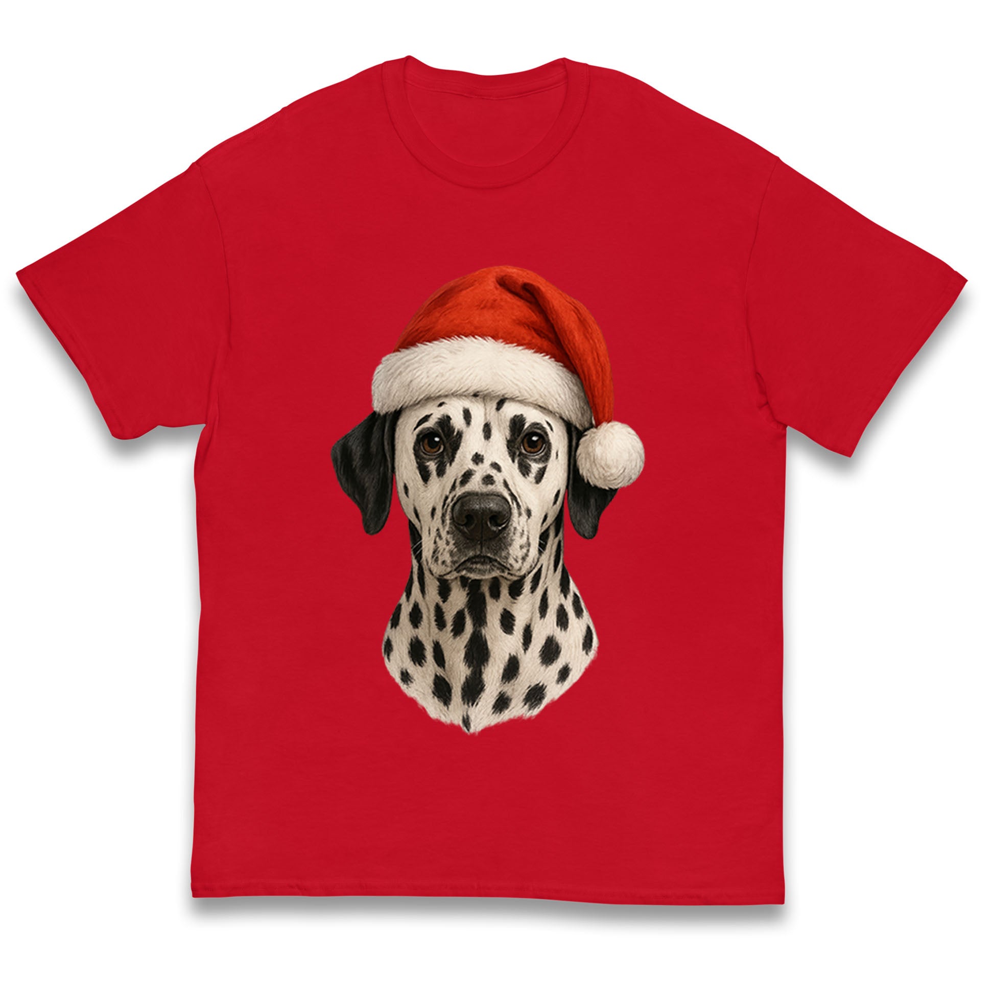 Dalmatian Face Christmas Kids T Shirt 140