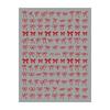 Redanco3D Cartoon Bow Nail Stickers with Gold & Silver Hot Stamping DH-1061
