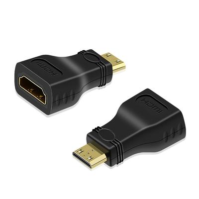 MINI HDMI MALE TO HDMI A FEMALE ADAPTER konvertor HDMI na MINI HDMI Adaptér 1080 P 2K 4K PRO MINI PC HDTV HD KAMERU 5504