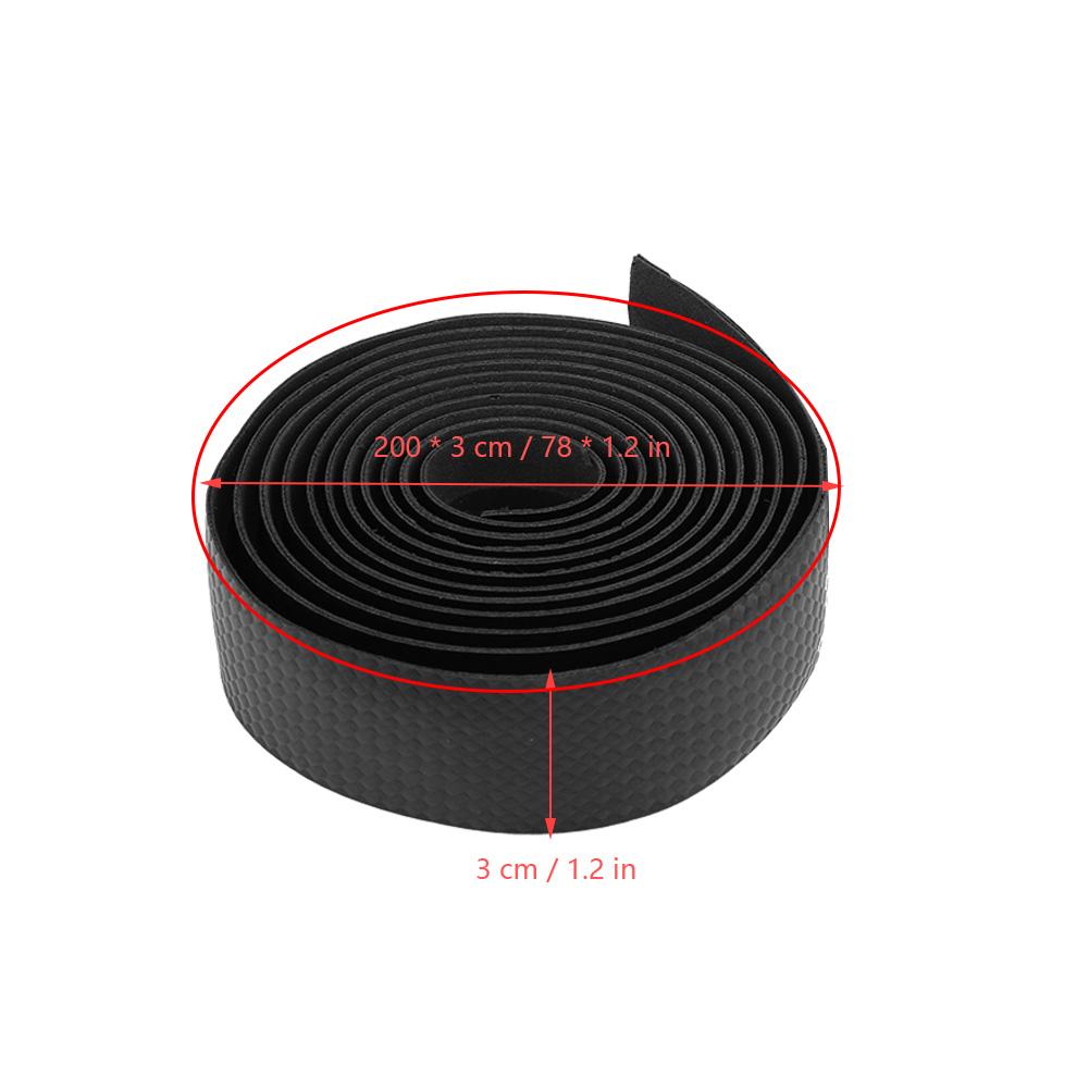 1 Pair Bicycle Road Bike Cycling Handlebar Handle Grip Tape Wrap (Black)