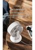 USB-Powered Desktop Fan with Auto-Oscillation & Night Light