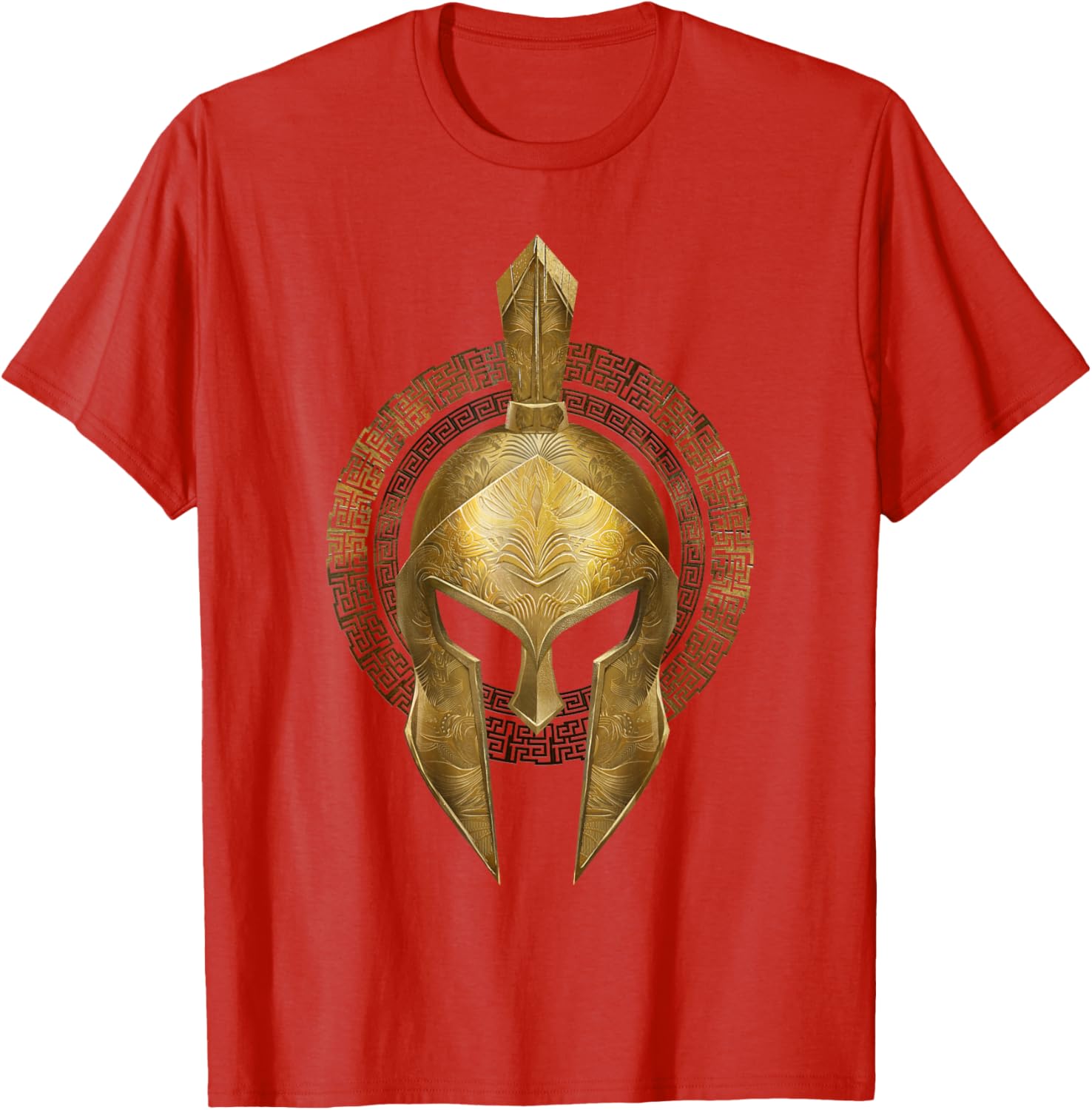 Spartan Warrior Helmet Gladiator Sparta Greek Gym TShirt 100 Cotton ONeck Short Sleeve Summer Casual Unisexs Tshirt Streetwear S