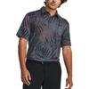 Under Armour Gemustertes Casual Golf Schnelltrocknendes Poloshirt Herren Oberteile Schwarz 1378677-005
