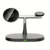 3 In 1 Magnetic Wireless Charger Stand For Magsafe iPhone 16 15 14 13 12 Pro Max Apple Watch 1-9 AirPods Fast Charging Station