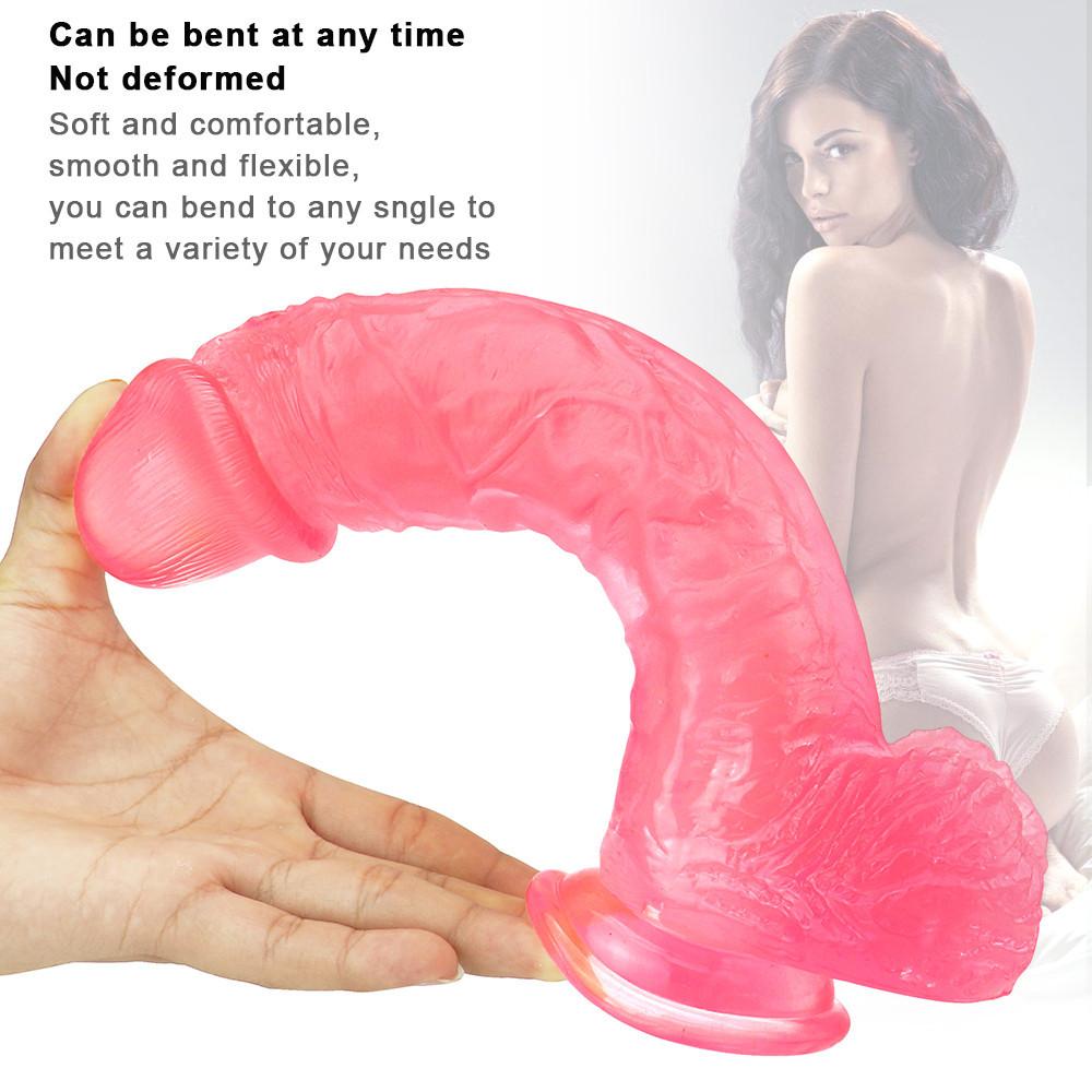 Stor dildo RUNYU myke lange dildoer Realistiske penis sugekopp Stor pikk Anal voksen sexleketøy for kvinne