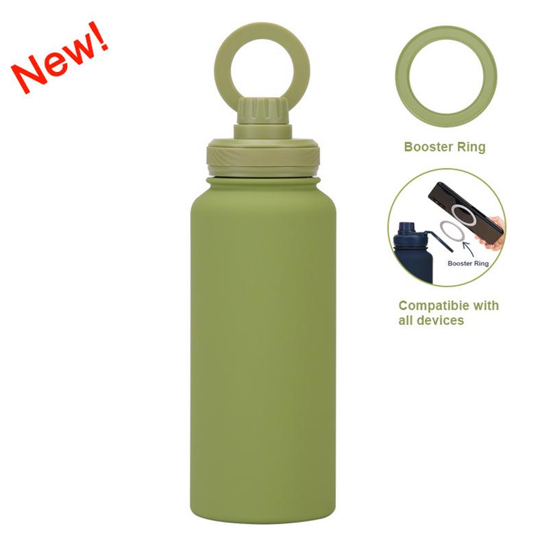 Magnetic Lid Sports Water Bottle