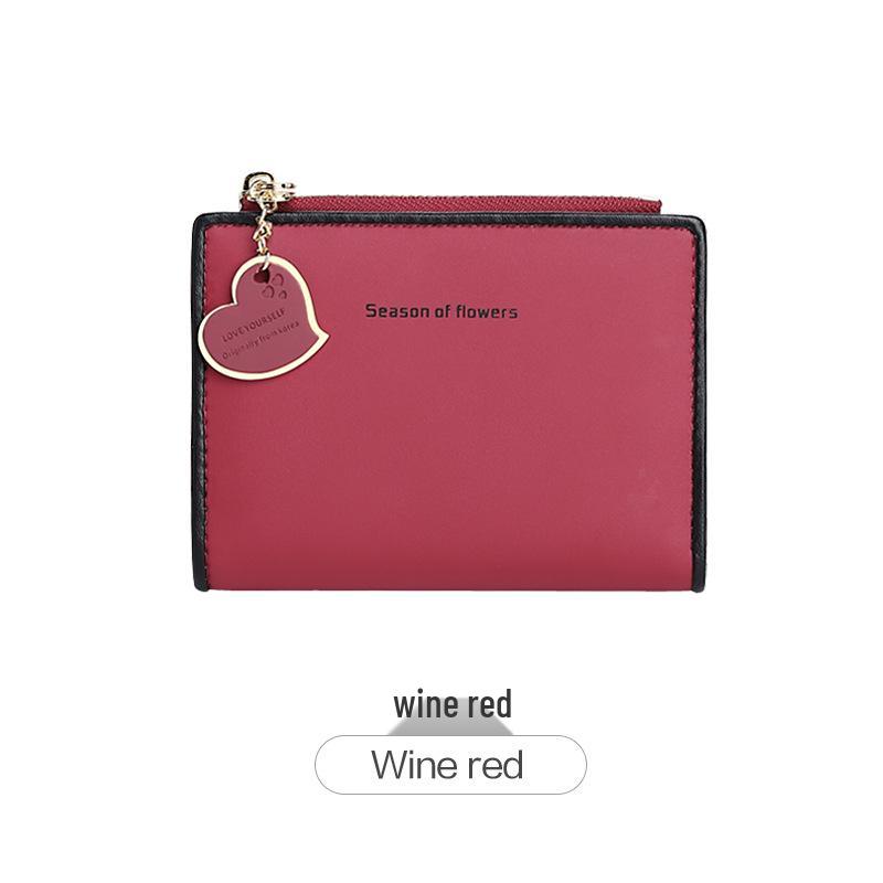 Taoyin Women's 2023 Korean-Style Small Leather Wallet - Cute, Ultra-Thin, Ideal for Students