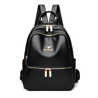 Rucksack, Studenten-Schultasche mit großer Kapazität aus weichem Leder, Outdoor-Reiserucksack, Damentasche