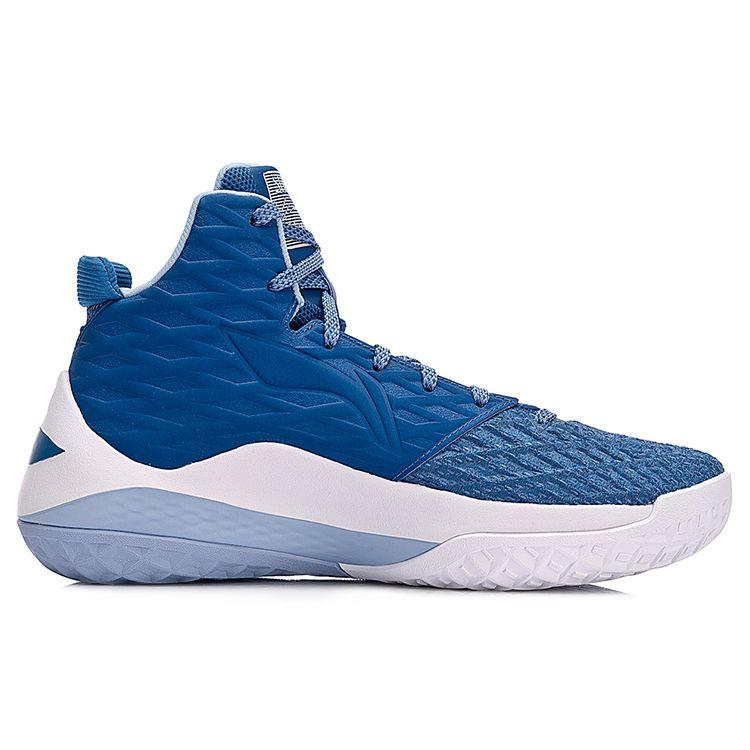 Li Ning Phantom Shock Absorbing High Top Basketball Shoes Unisex sneaker Aurora-Blue ABAN019-3