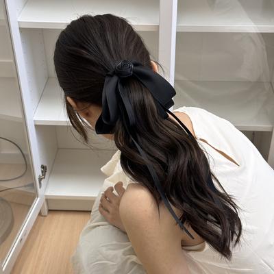 Korean Hair Accessories Pins and Clips Bow for Women Girl Flowers Fascinators Elegant Headdress Barrette Vintage Ribbon Popular