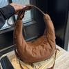 IELGY Casual All-Match Fashion Ladies Messenger Bag Nylon Cloth One-Shoulder Dumpling Bag