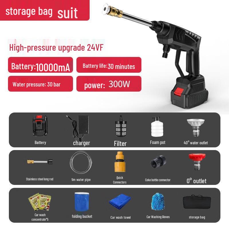 Banque Cordless High-Pressure Portable Washer CN plug (adapter included)