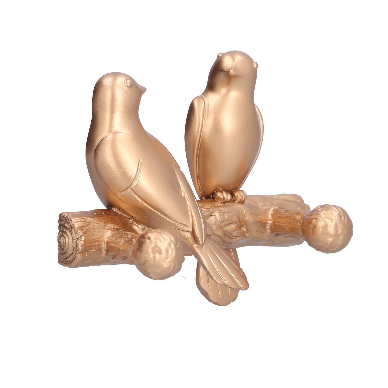 Декоративный крючок Золотая птица Ветка Настенный крючок для дома Столовой Кухни КофейниЗолотой золотой