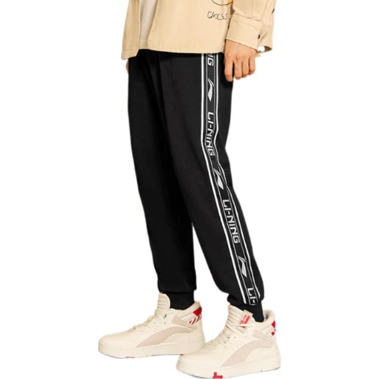 Li Ning Sweatpants Men's Standard Black AKLRF59-1