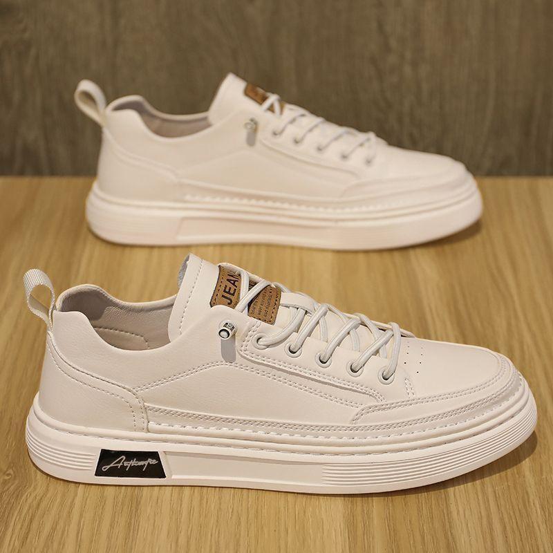 

Men s Shoes New Breathable Small White Korean Trend All-matching Sneakers Casual Flat Skate Fashionable 41