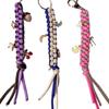 Hand-Woven Electroplated Phone Chain & Keychain Pendant for Girls