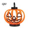 Halloween Atmosphere Lighting Pumpkin Lantern, LED Light Up Hollow Ornament, Battery Operated Safe Flameless Lights Statue with Warm for Indoor
