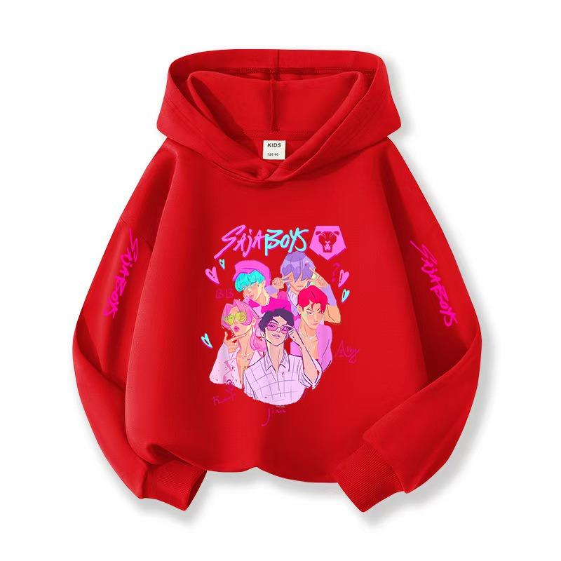 Americká dětská K-popová mikina tenká a pohodlná. Oblékni to a staneš se z tebe pohledný chlap jako princátko