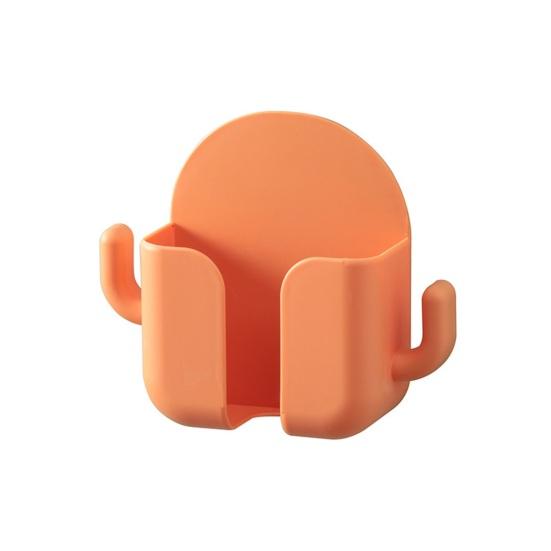 Soporte de control remoto para montaje en pared, autoadhesivo, ABS, sin taladros, fácil de instalar, soporte de carga para teléfono móvil para el hogar