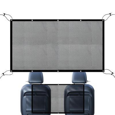 116x76cm Dog Net Adjustable Truck Divider Back Seat Barrier Heavy-Duty Foldable Isolation Net Car Accessories for Safe Driving