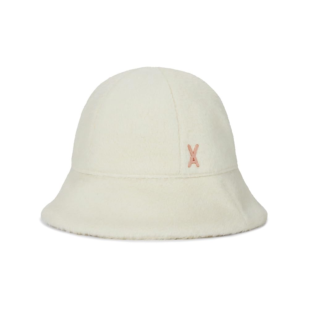 VA Stud Wool Bucket Hat Cream