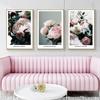 Rosa Blume Rose Wandkunst Leinwand Malerei Nordic Poster und Drucke Home Dekoration Wandbilder für Wohnzimmer Schlafzimmer Dekor