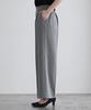 Pierrot Short Heather Charcoal Women's High-Quality Wide-Leg Pants, Length, PL,
