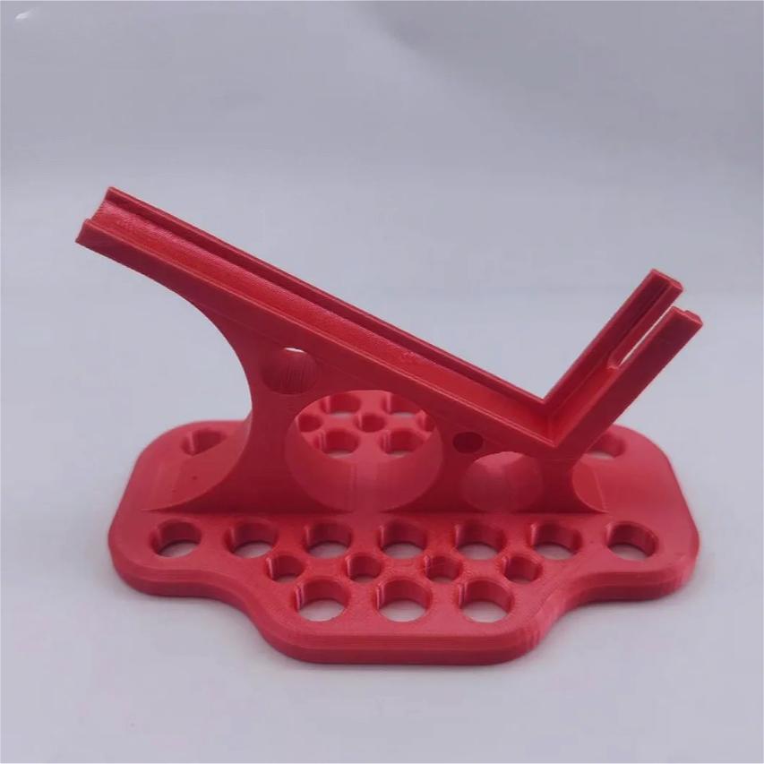 

1pc Side-Lying Phone Holder for Bed - Anti-Drop Ergonomic Design,Heavy-Duty PP - Binge-Watching Gift for Women, Prevents Numb красный