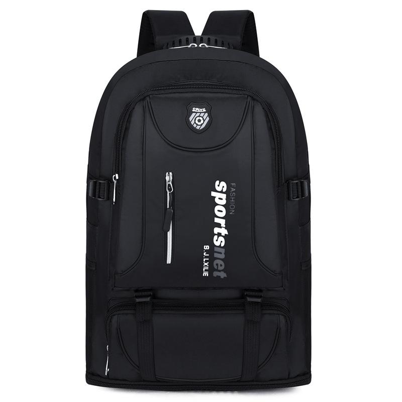 Unisex Super Large Capacity Double-Shoulder Bag Wear-Resistant Sports Outdoor Travel Mountaineering Luggage Backpack