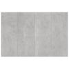 Headboard with Nightstands Concrete Grey Particleboard