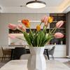 Flores de Tulipa Falsas Tulipa Artificial Toque Real Flor de Tulipa Falsa para Primavera Páscoa Casa Cozinha Buquê de Casamento Decoração Dia das Mães