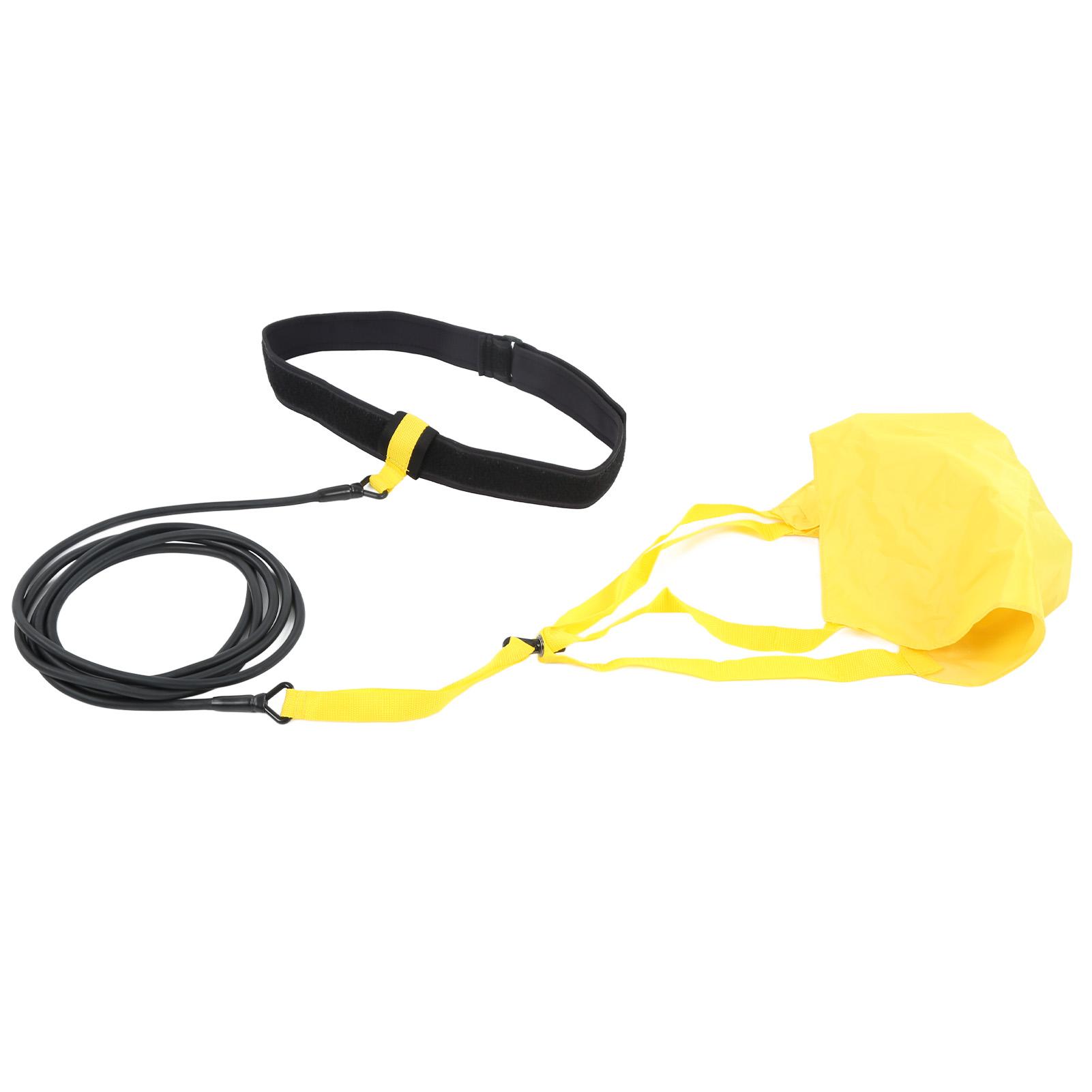 Swim Parachute Adjustable Waterproof Swimming Training Belts with Resistance Parachute for Swimming Training