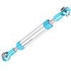 Aluminum Alloy Adjustable Servo Steering Link Rod Fit for Axial SCX10 1 10 RC Crawler74 80mm