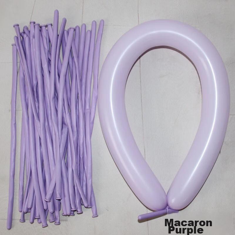Jingtang Macaron Thickened 100 Long Striped Magic Balloon Shaping Balloon Children's Balloon Decoration with Pump
