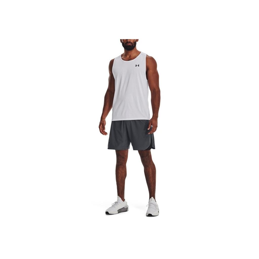 Under Armour Chaleco Deportivo de Entrenamiento Ua Tech 2.0 Cuello Redondo para Hombre Tops Blanco 1328704-101
