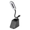 LED Desk Lamp 3 In 1 Eye Caring Touch Table Lamp with Wireless Charger and Pen Holder for Bedroom Study Office Black