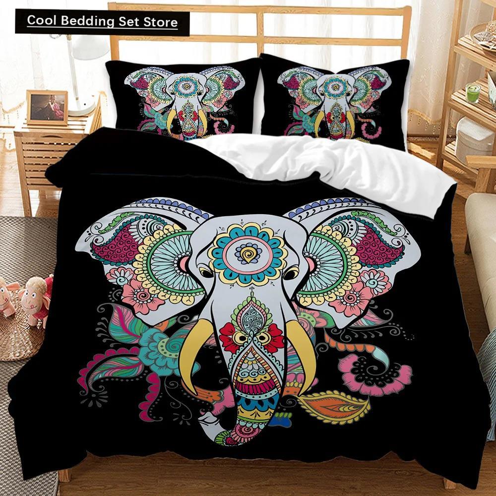 

Комплект постельного белья Animal Duvet Cover Set Gecko and Crane Bohemian Exotic Tribal Style Комплект постельного белья Cool Animal Chic King Size Polyester Qulit Cover EU single(135x200cm)
